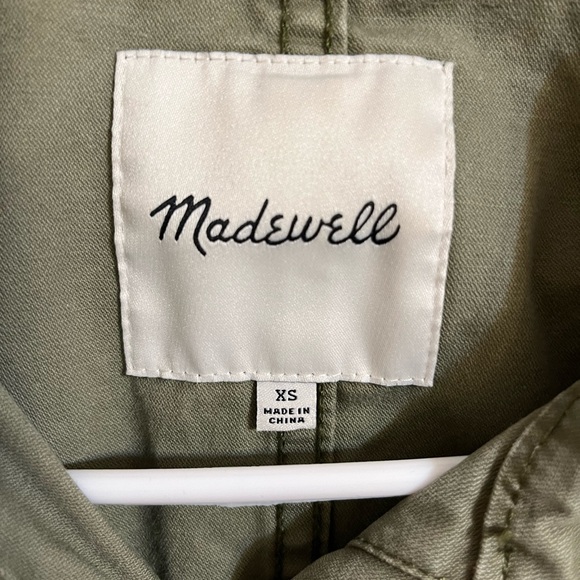 Madewell green utility jacket - Picture 3 of 5